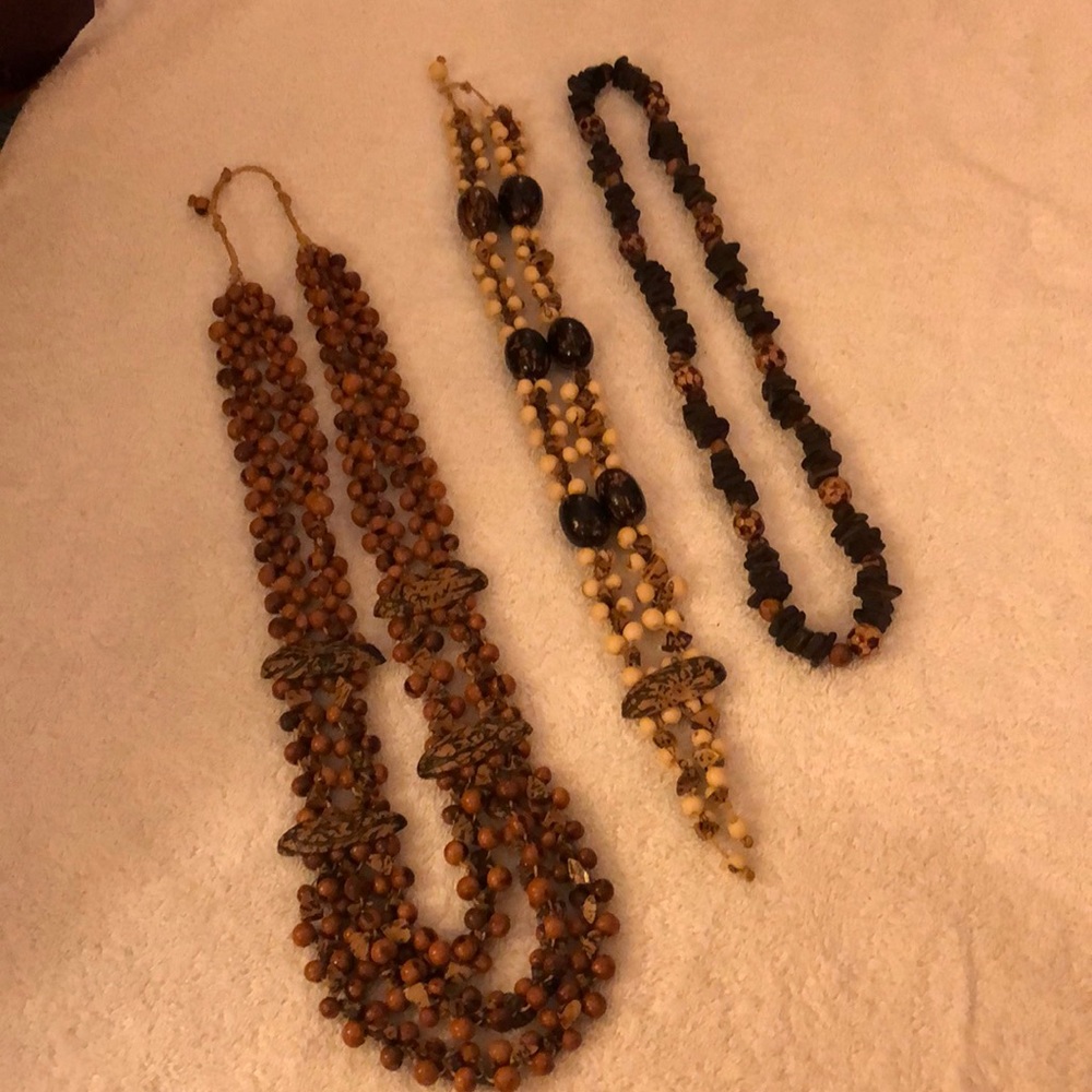 Group of fun necklaces.